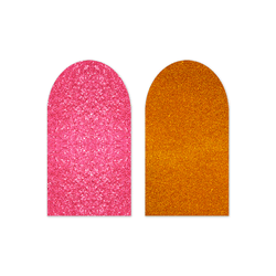 Capa Painel Romano Dupla Face Glitter Rosa e Laran... - Loja | Bibi Painéis