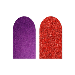 Capa Painel Romano Dupla Face Glitter Roxo e Verme... - Loja | Bibi Painéis