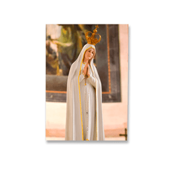 Painel Retangular Virgem Maria -marrom - Loja | Bibi Painéis