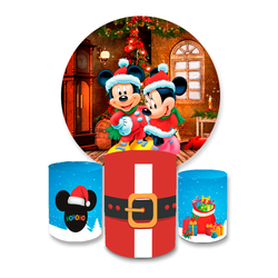 Kit Capa Painel + Trio De Cilindro Mickey e Minnie... - Loja | Bibi Painéis