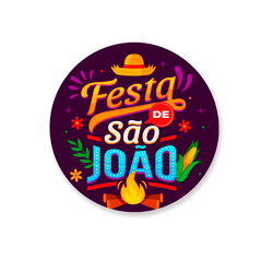 Painel Redondo Decoração Festa Junina Arraia Sao J... - Loja | Bibi Painéis