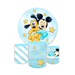 Kit Capa Painel + Trio Cilindros Mickey Baby Estre... - Loja | Bibi Painéis