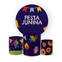 Kit Painel + Capas Cilindro Festa Junina São João ... - Loja | Bibi Painéis