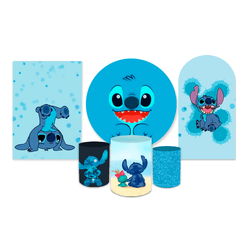 Kit Completo Stitch Azul - Loja | Bibi Painéis