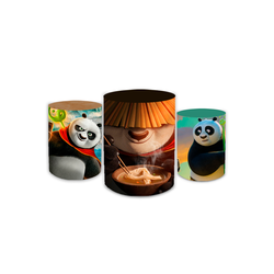 Kit Trio De Cilindros Kung Fu Panda - Loja | Bibi Painéis