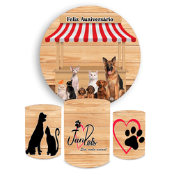 Kit Capa Painel + Trio Cilindros Cachorros - Loja | Bibi Painéis