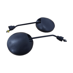 Retrovisor Redondo M8 Fixo IMPORTADO Cor: Preto - ... - Biobike b2b