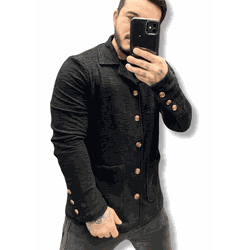 BLAZER DE MOLETOM PRETO - 12181.002 - BIOTWO