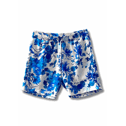 SHORTS CONFORT FLORAL AZUL - 88252.144 - BIOTWO