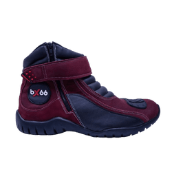 Bota Motociclista Cano Baixo Solado Borracha Fecha... - Box66 Footwear 