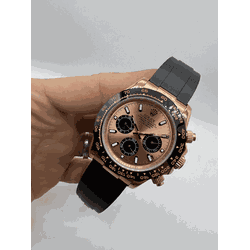 Cod.rxdybo-002 - Relogio Rolex Daytona Borracha Co... - Junior Relógios de Luxo