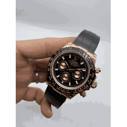 Cod.rxdybo-009 - Relogio Rolex Daytona Borracha Co... - Junior Relógios de Luxo