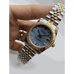 Cod.rxtop1-0010 - Relogio Rolex Datejust Pedra Cod... - Junior Relógios de Luxo