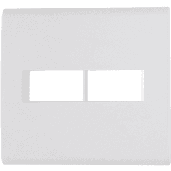 Placa 4x4 com 2 Postos Branco LIZ - Tramontina - Broketto Materiais Elétricos