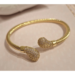 Brac Torc Pont Gota 2720172 Dourado - 388509100620 - B.S ACESSORIOS E PRESENTES