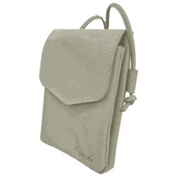 Bolsa Feminina PokeBag - Couro Legítimo - Off White