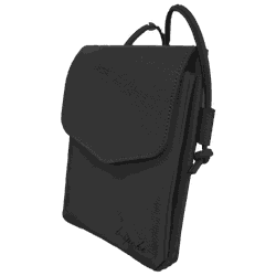 Bolsa Feminina PokeBag - Couro Legítimo - Preta