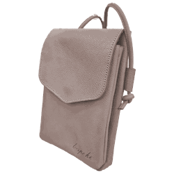 Bolsa Feminina PokeBag - Couro Legítimo - Rosê