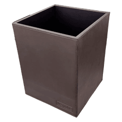 Lixeira de Mesa WorkSpace - TABACO - Couro Legítimo