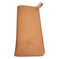 Estojo Porta Óculos Flex - Caramelo - COURO LEGÍTIMO