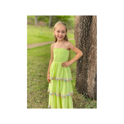 Vestido verde neon - 24 - BYBEBELLA