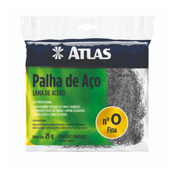 Palha de Aço N 0 Fina Atlas - CACIFE