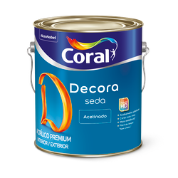 Tinta Decora Acrílica Premium Seda Acetinado 3,6l ... - CACIFE