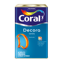 Tinta Decora Acrílica Premium Seda Acetinado 16l C... - CACIFE