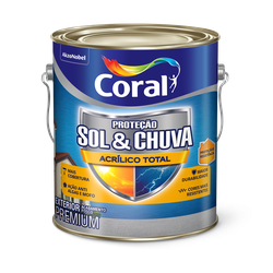 Proteção Sol & Chuva Pintura Acrílico Total 3,6l C... - CACIFE