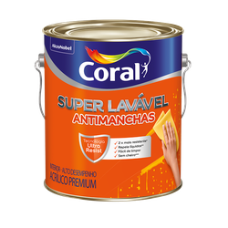 Tinta Super Lavável Antimanchas 3,6L Eggshell Cor... - CACIFE