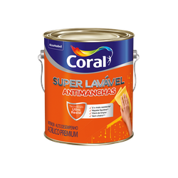 Tinta Super Lavável Antimanchas 3,6L Eggshell Cora... - CACIFE