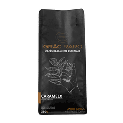 Caramelo 250 grs - Campeão de Vendas - CAFÉ GRÃO RARO 