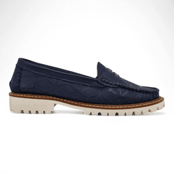 Mocassim Lua Azul - MOC - Calçados Em Casa