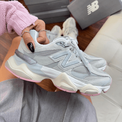 Tênis New Balance 9060 Cinza e rosa - 1 - CALMARIASHOP