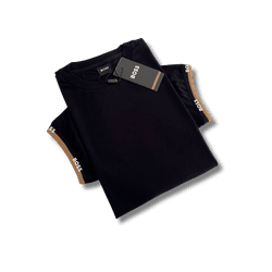 Camiseta Algodão Egípcio HB - Preto - 1081160200 - Atacado da Camiseteria Poa