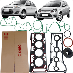 Jogo Junta Superior Cabeçote Fiesta Ka 1.0 8v Zete... - Campos Autopeças