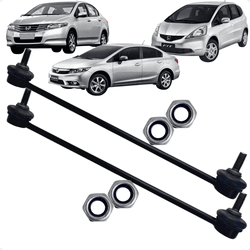 Par Bieleta Dianteira City Fit 2009 2010 2011 2012... - Campos Autopeças