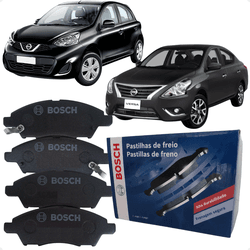 Pastilhas Freio Dianteiro March Versa 2011 A 2019 ... - Campos Autopeças