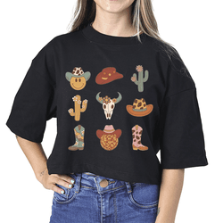 Cropped Oversized Elementos Country - CAPITÃO PIRATA