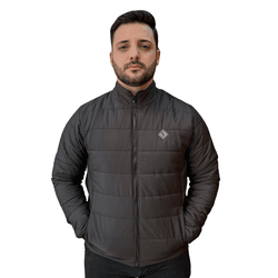JAQUETA PUFFER UNISSEX ADULTO COM ZÍPER E BOLSOS 1... - CARAMELADA KIDS