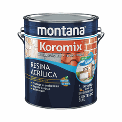 RESINA ACRÍLICA BRILHANTE BASE ÁGUA KOROMIX 3,6L M... - Casa do Viana