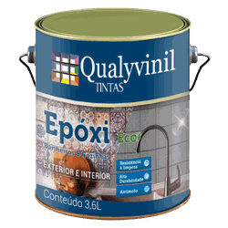 EPÓXI BASE ÁGUA ACETINADO 3,6L QUALYVINIL - Casa do Viana