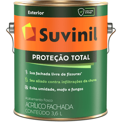 TINTA ACRÍLICA FOSCO PROTEÇÃO TOTAL 3,6L SUVINIL - Casa do Viana