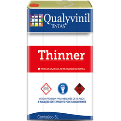 THINNER DILUIÇÃO 5L QUALYVINIL - Casa do Viana