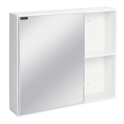 ESPELHEIRA ARMARIO CORSO MULTI USO BRANCO 66 CM - Casa Fácil Materiais Para Construção