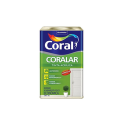 LATEX ACRILICO CORALAR BRANCO 18L CORAL - CASAITAL