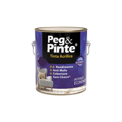 LATEX PEG PINTE BRANCO NEVE 3,6L EUCATEX - CASAITAL