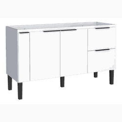 Gabinete Cisne Branco 1,50mt Cozimax - CASAITAL