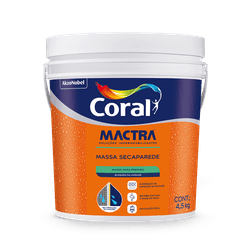 Massa Seca Parede Coral Mactra 4,5KG - Casas Jardim 