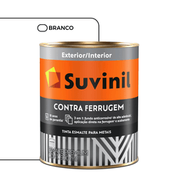 Esmalte Suvinil Brilhante Contra Ferrugem Branco P... - Casas Jardim 